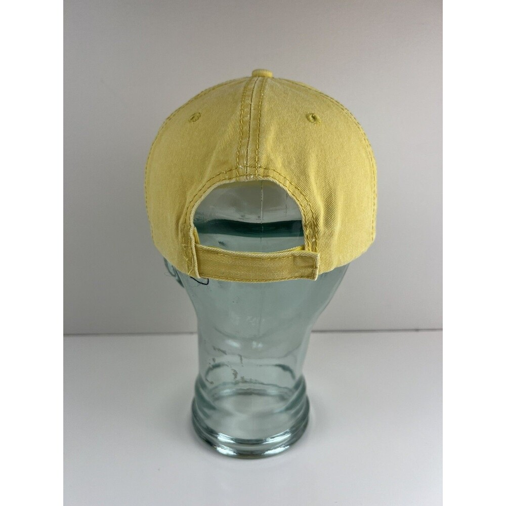 Pensacola Beach Florida Retro Baseball Hat Ball Cap Dad Collegiate Yellow & Pink - Picture 4 of 8